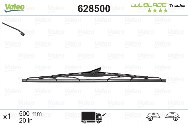 Lamela stergator 628500 VALEO