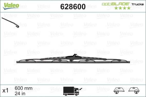 Lamela stergator 628600 VALEO