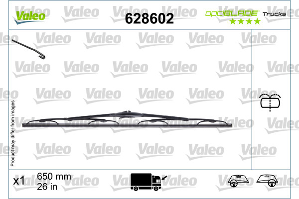 Lamela stergator 628602 VALEO