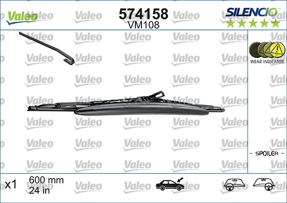 Lamela stergator 574158 VALEO