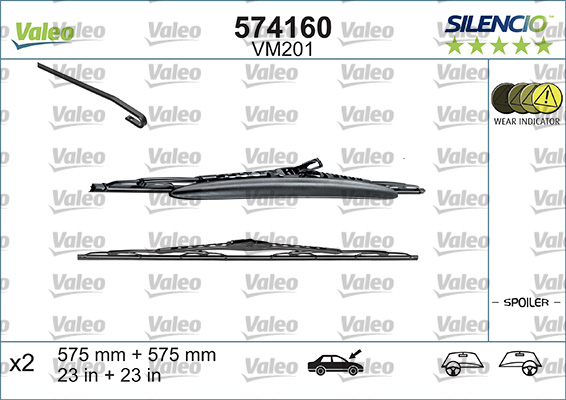 Lamela stergator 574160 VALEO