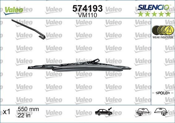 Lamela stergator 574193 VALEO