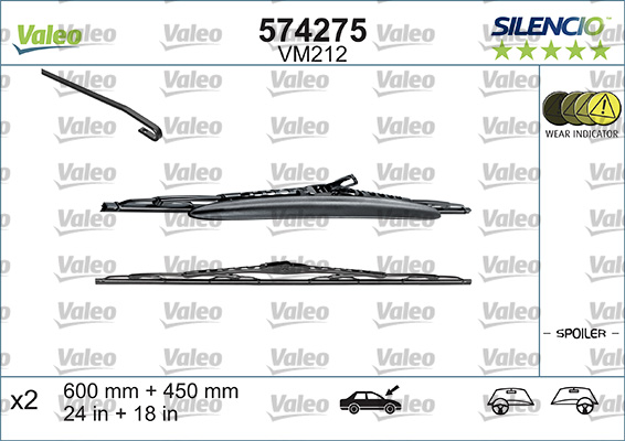 Lamela stergator 574275 VALEO