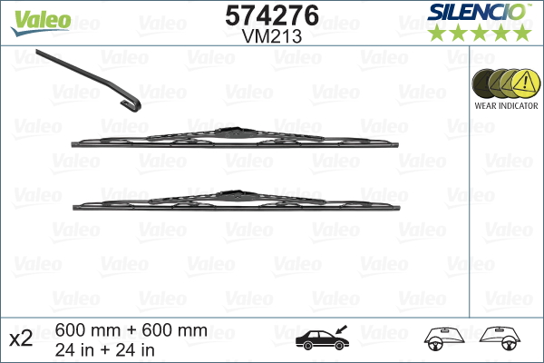 Lamela stergator 574276 VALEO