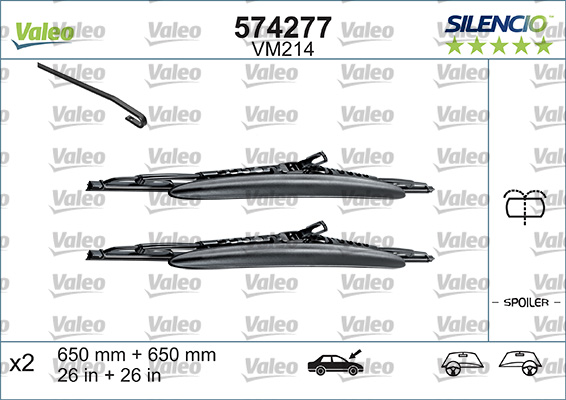 Lamela stergator 574277 VALEO