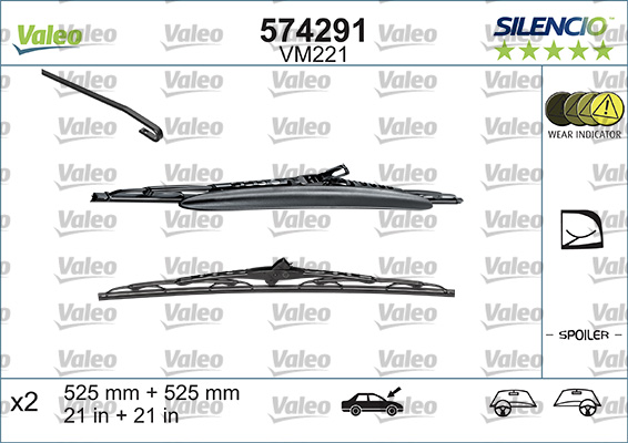 Lamela stergator 574291 VALEO