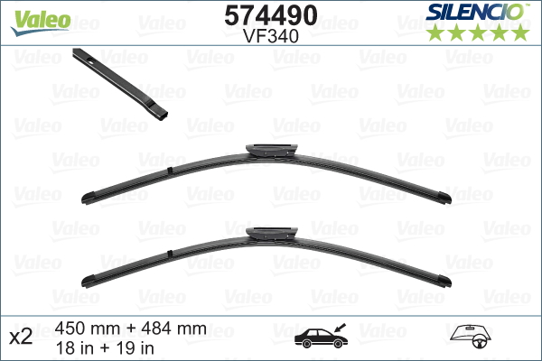 lamela stergator 574490 VALEO