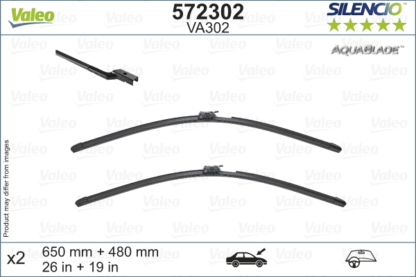 Lamela stergator 572302 VALEO