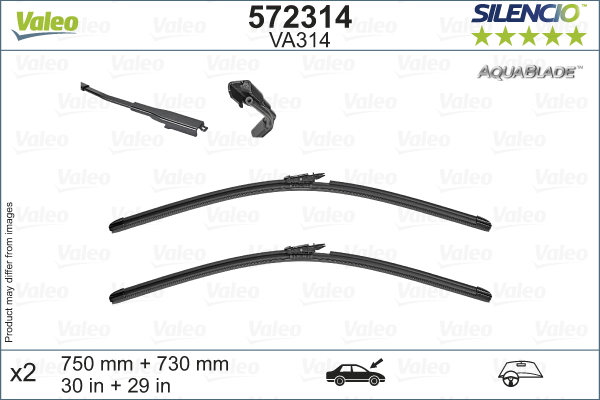 Lamela stergator 572314 VALEO