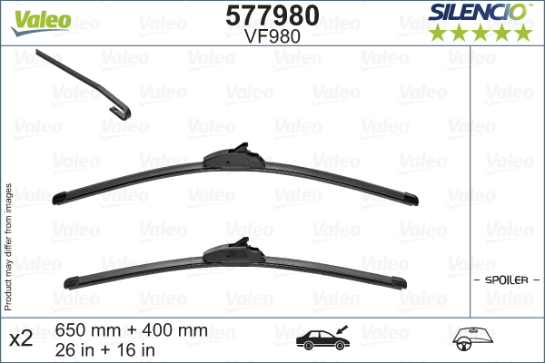 Lamela stergator 577980 VALEO