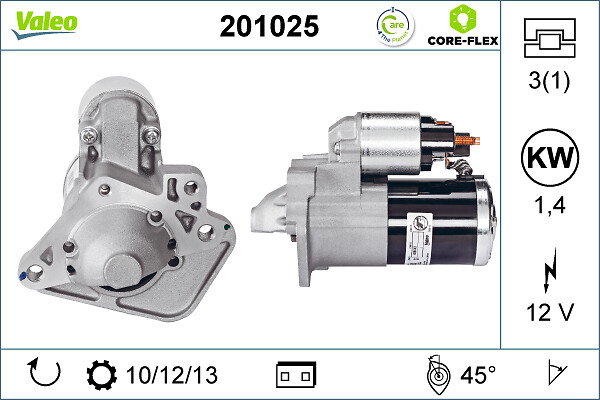 Starter 201025 VALEO
