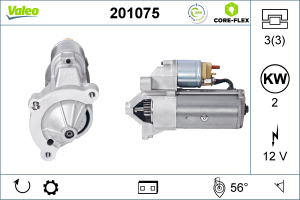 starter 201075 VALEO