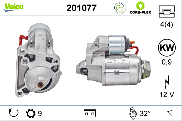 starter 201077 VALEO