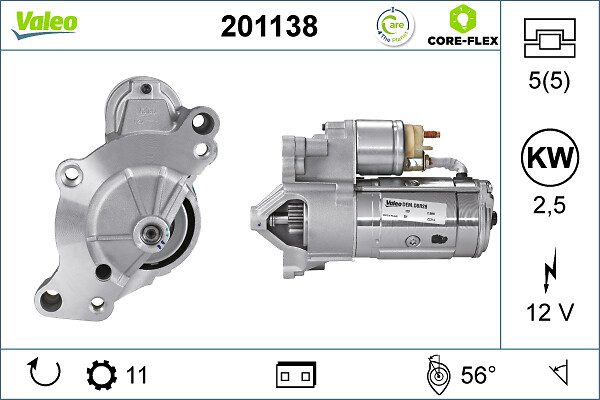 Starter 201138 VALEO