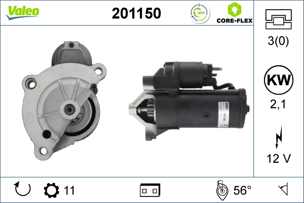 starter 201150 VALEO