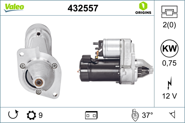 starter 432557 VALEO