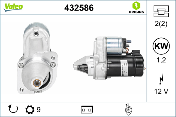 Starter 432586 VALEO