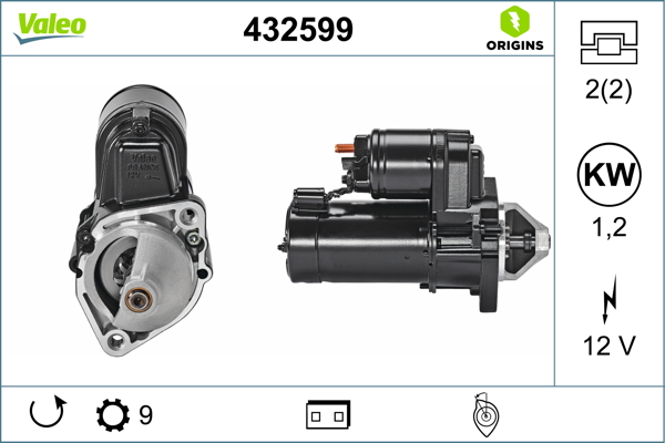 Starter 432599 VALEO