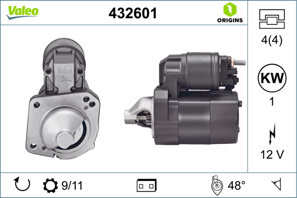 starter 432601 VALEO
