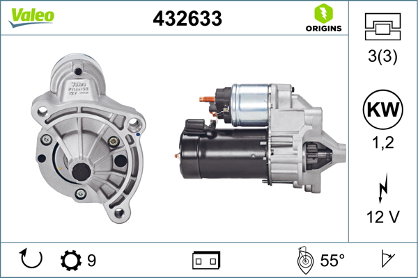 starter 432633 VALEO