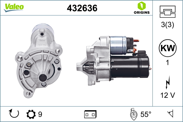 Starter 432636 VALEO