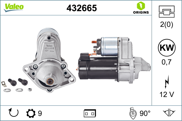starter 432665 VALEO