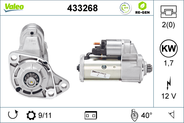starter 433268 VALEO