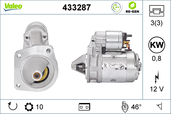 starter 433287 VALEO