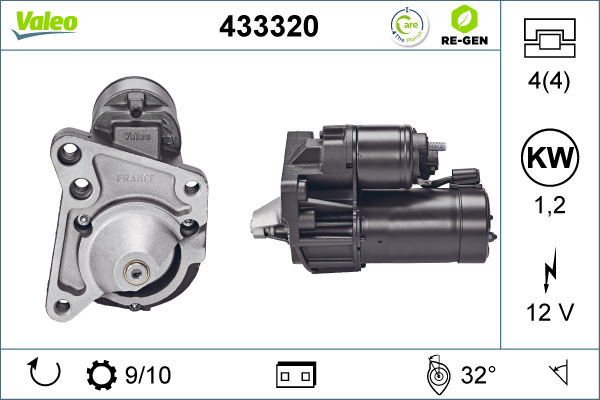 starter 433320 VALEO