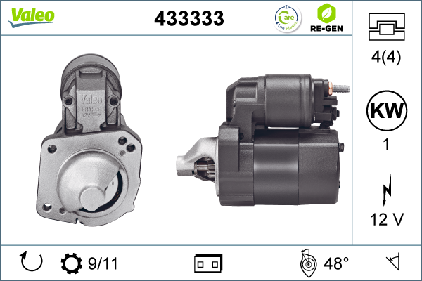 starter 433333 VALEO