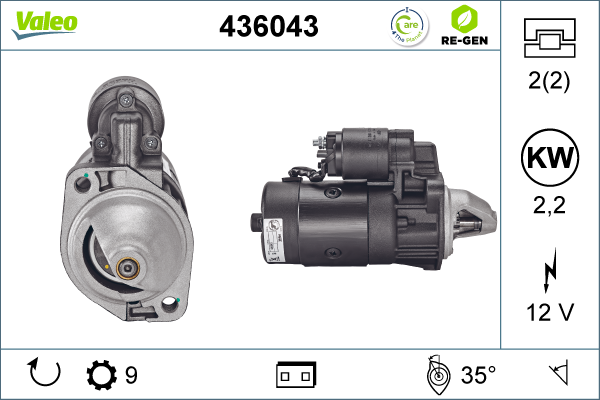 starter 436043 VALEO