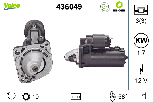 starter 436049 VALEO