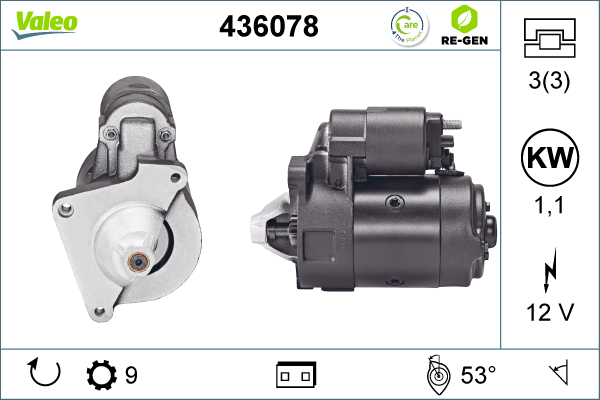 starter 436078 VALEO