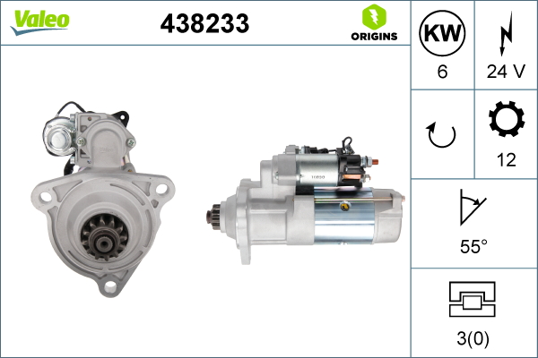 Starter 438233 VALEO