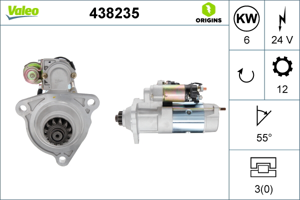 Starter 438235 VALEO