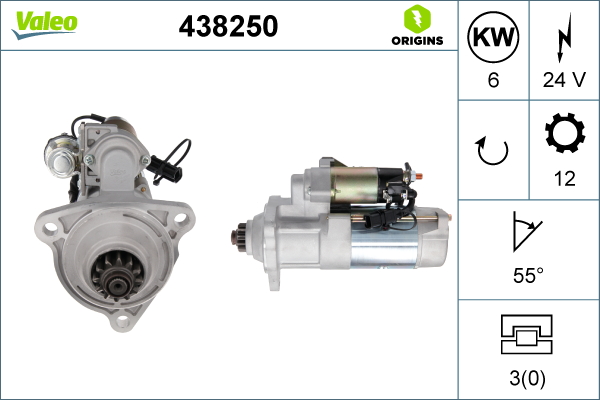 Starter 438250 VALEO