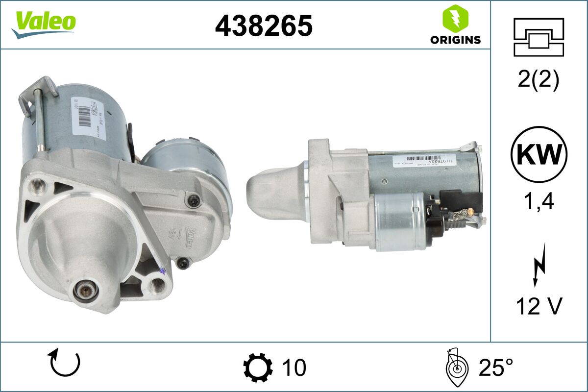 Starter 438265 VALEO