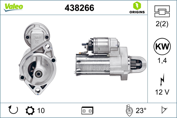 Starter 438266 VALEO