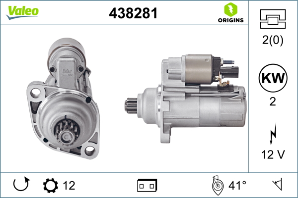 Starter 438281 VALEO