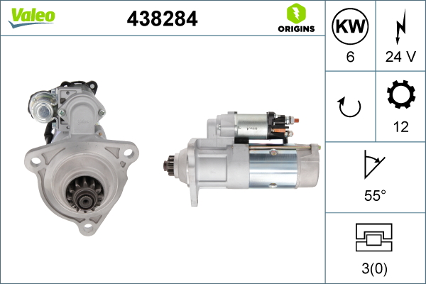 Starter 438284 VALEO