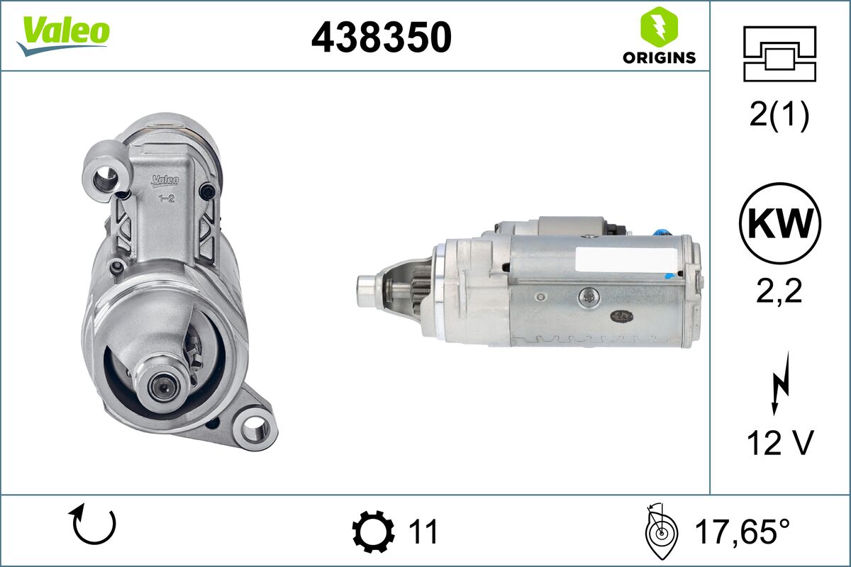 Starter 438350 VALEO