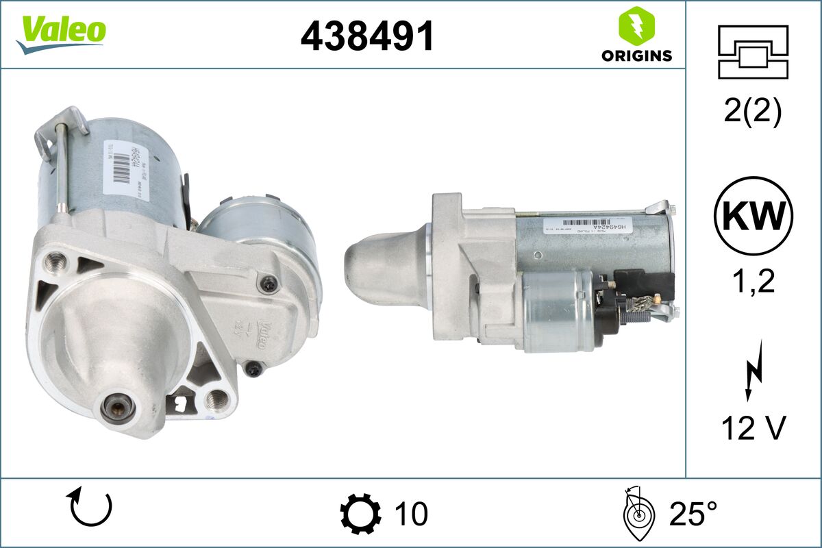 Starter 438491 VALEO