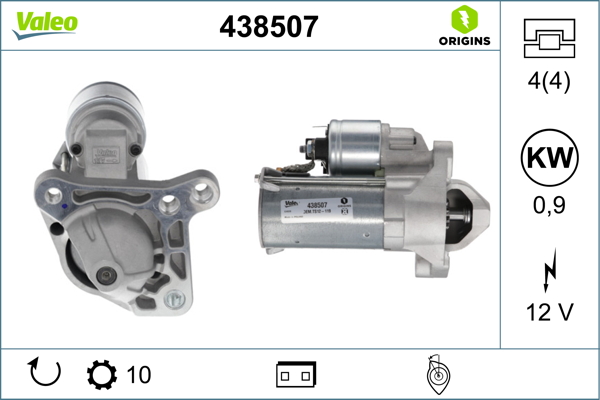 starter 438507 VALEO