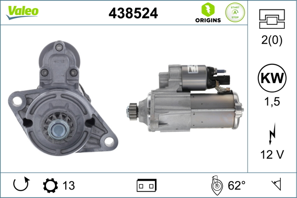 Starter 438524 VALEO