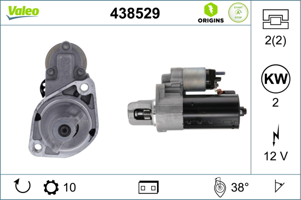 starter 438529 VALEO