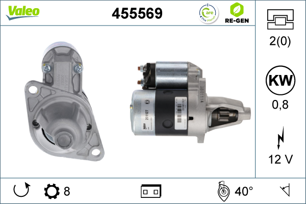 starter 455569 VALEO