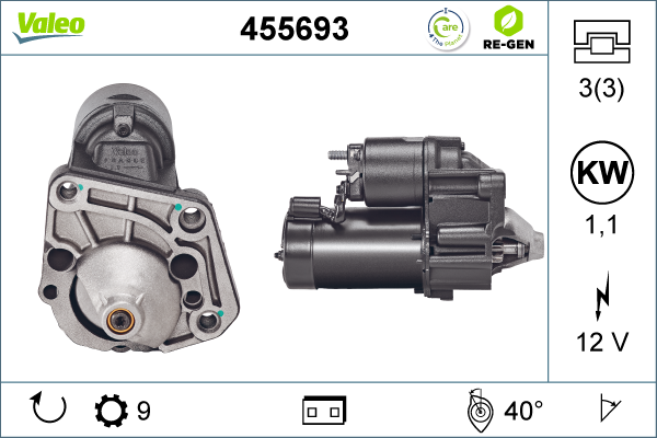 starter 455693 VALEO