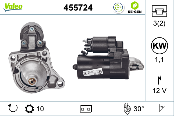 starter 455724 VALEO