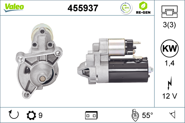 starter 455937 VALEO