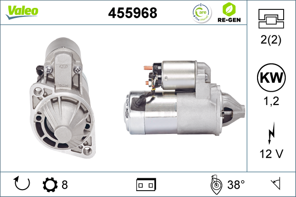 starter 455968 VALEO